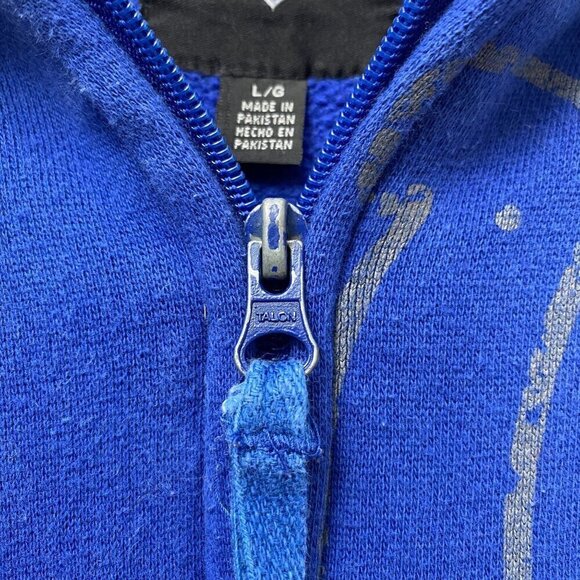 NFL COLTS Zip Front Hoodie XL Mens Football Sweatshirt Blue Indianapolis - Picture 10 of 16